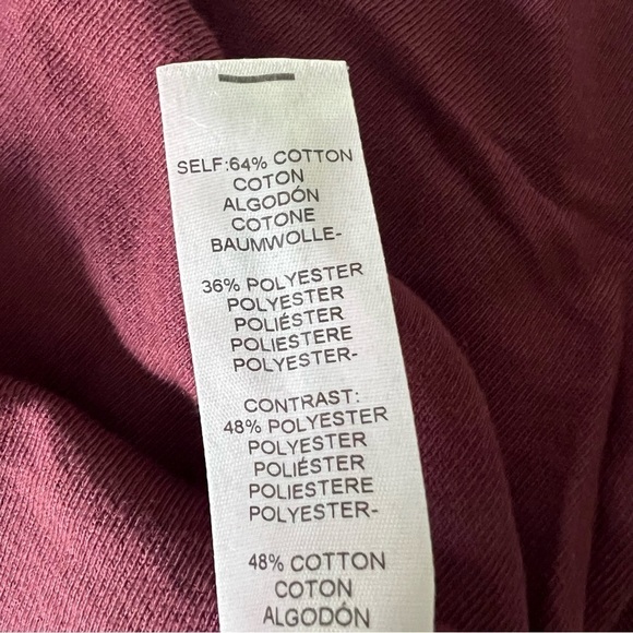 Nwt Michael Stars Anthropologie Julie Elbow Sleeve Pullover in Fired Brick - Picture 7 of 9